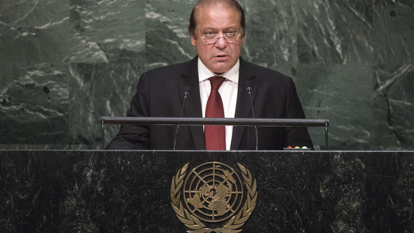 Nawaz, Sharif, UN