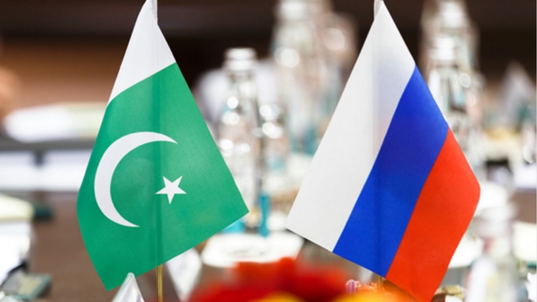 Russia-Pakistan Flags