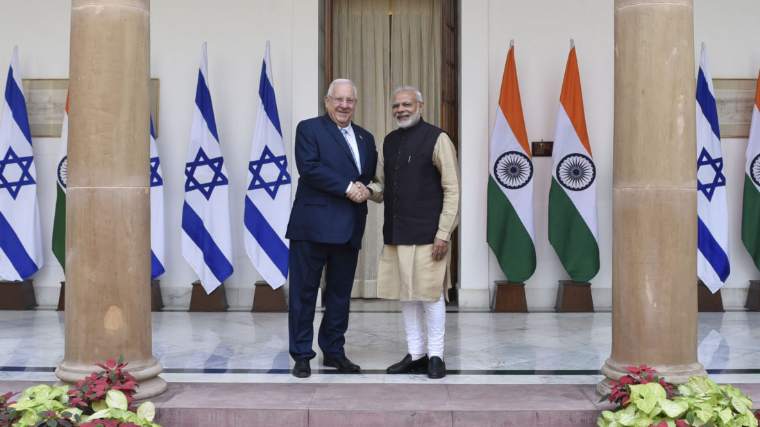 India Israel Modi Rivlin