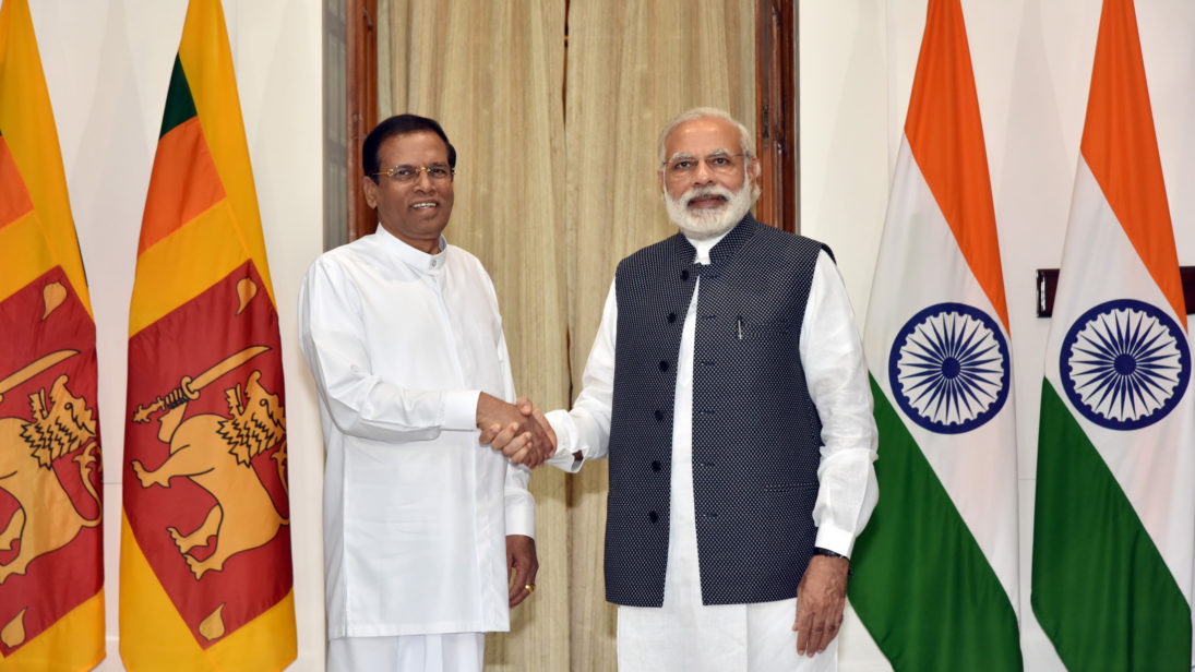 India Sri Lanka Modi Sirisena
