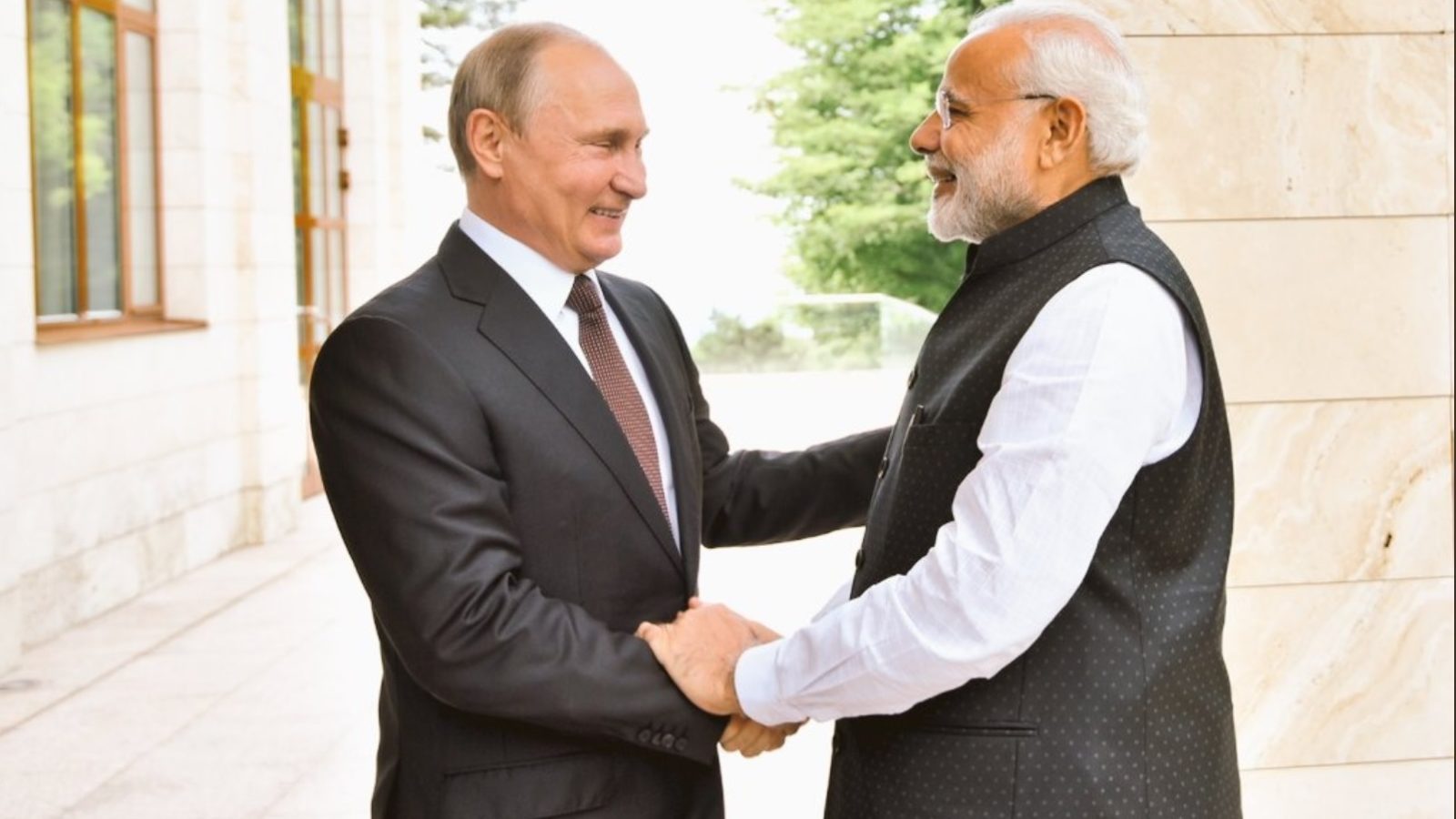 Modi Putin Sochi