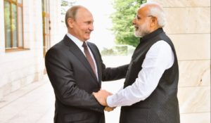 Modi Putin Sochi