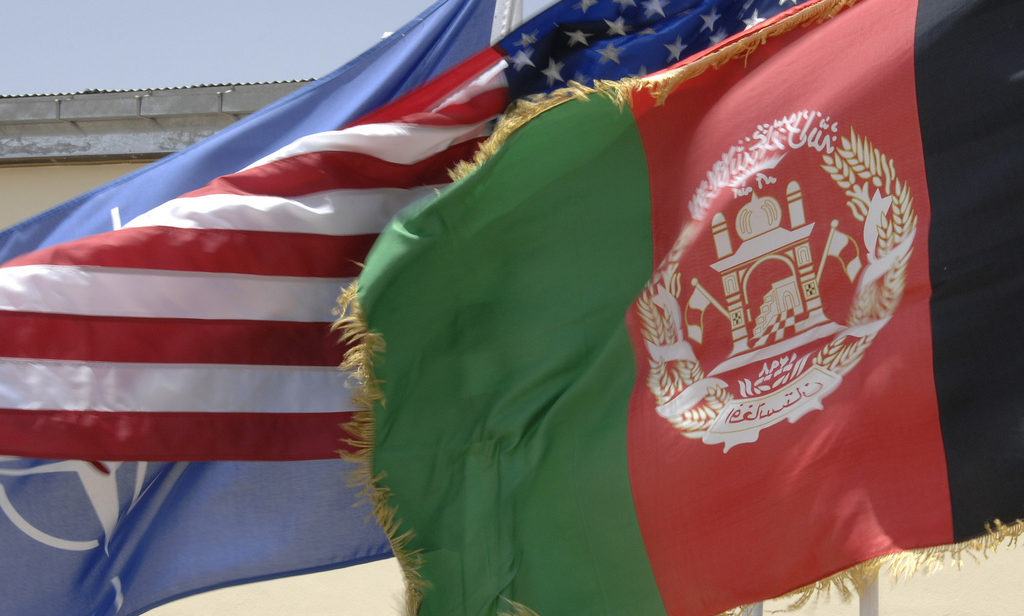 Afg US flags