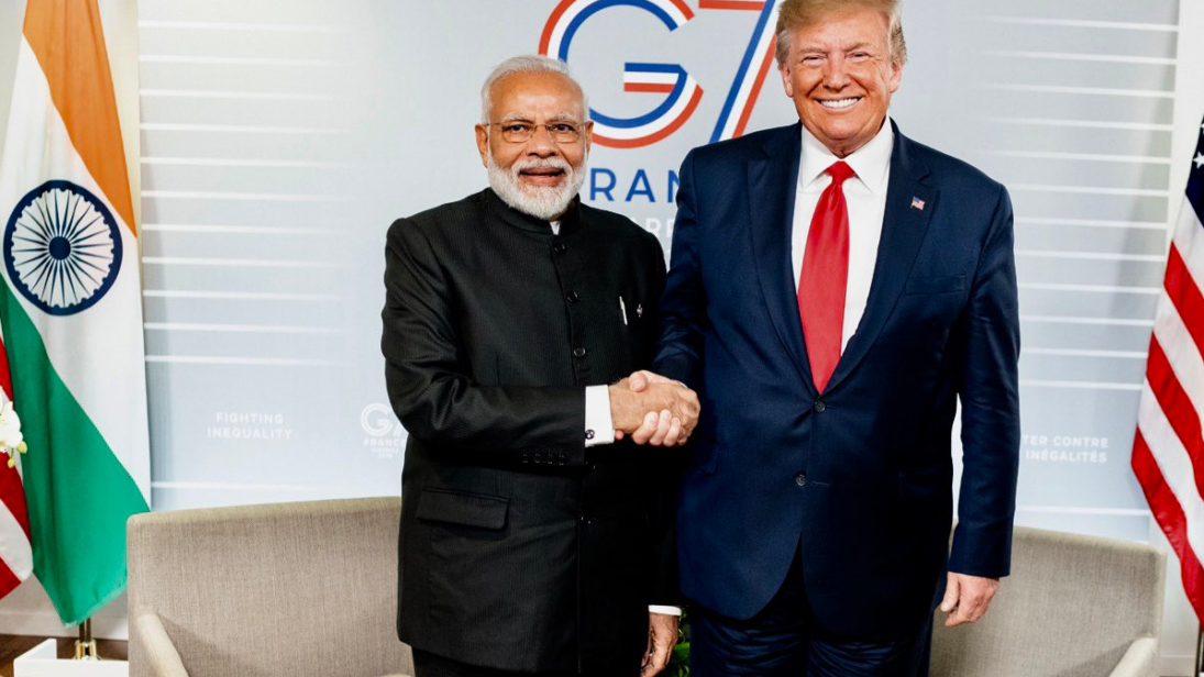 Modi Trump G7 2019