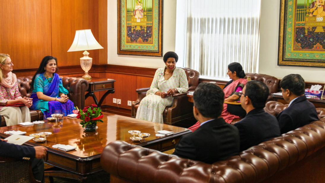 UN Women Executive Director meets with India’s Minister of Exter