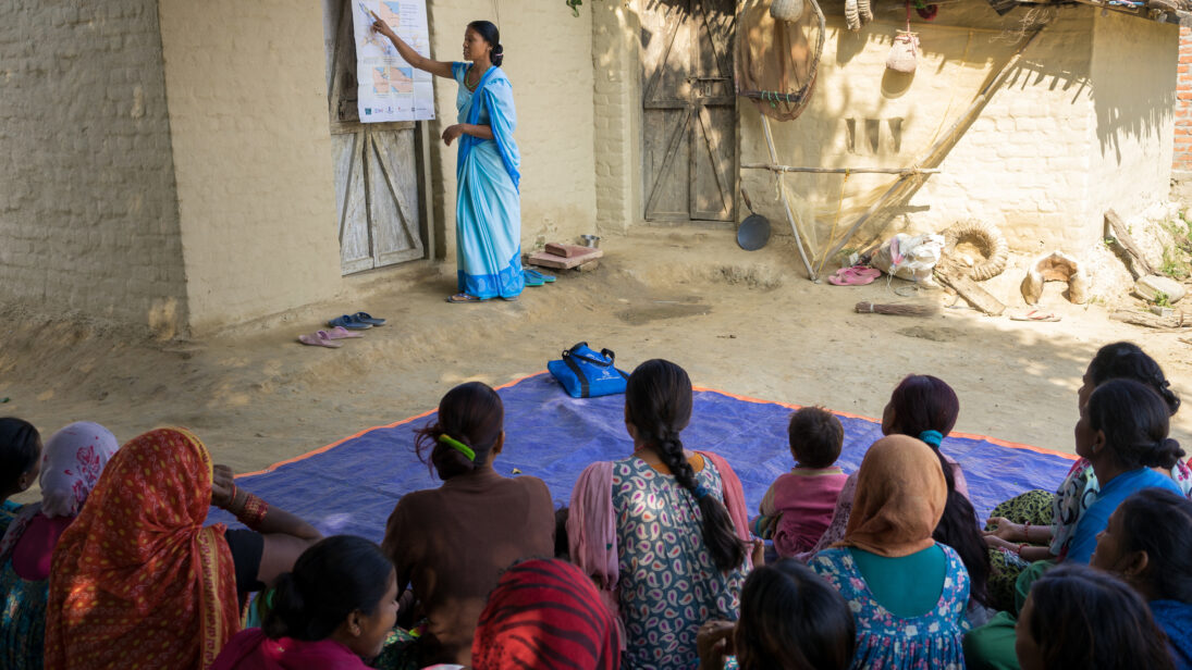 Jharana Kumari Tharu – female community health volunteer in Bina