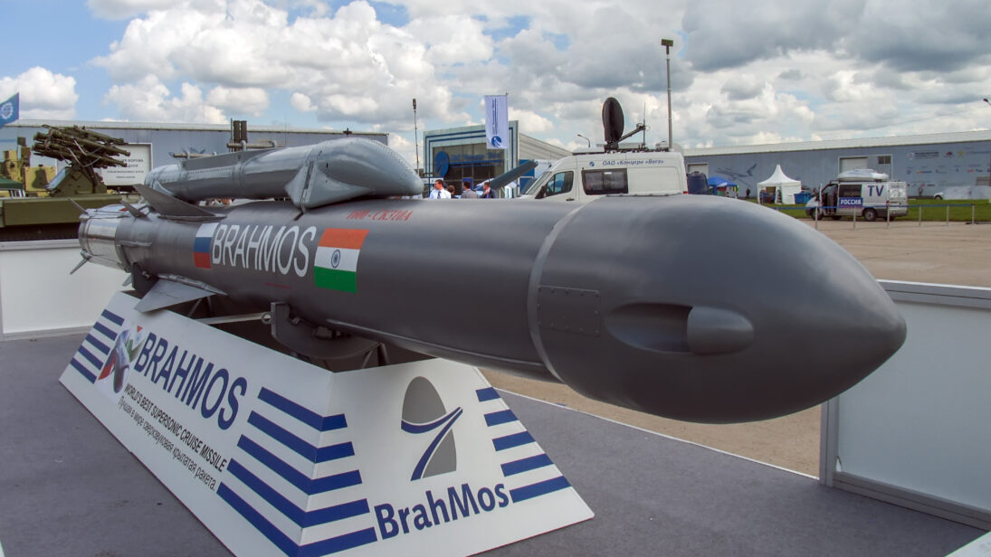 BrahMos_missile_at_Engineering_Technologies_2012_01