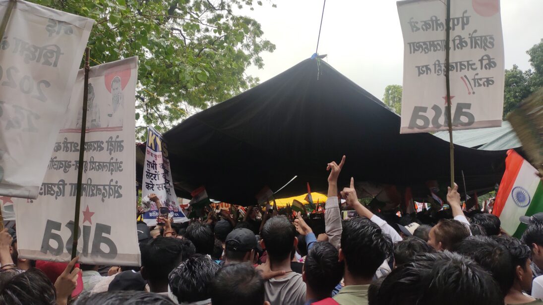 Students_from_All_Over_India_protesting_against_2026_NEET_UG_paper_leak_place_Jantar_Mantar_on_20_July_2026_ahead_of_Parliament_March_30